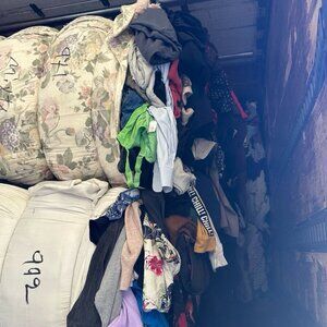 Bales of Used Clothing